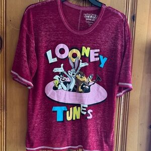 Warner Bros. Looney Tunes ladies Maroon T-Shirt